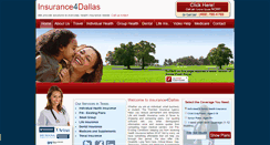 Desktop Screenshot of insurance4dallas.com